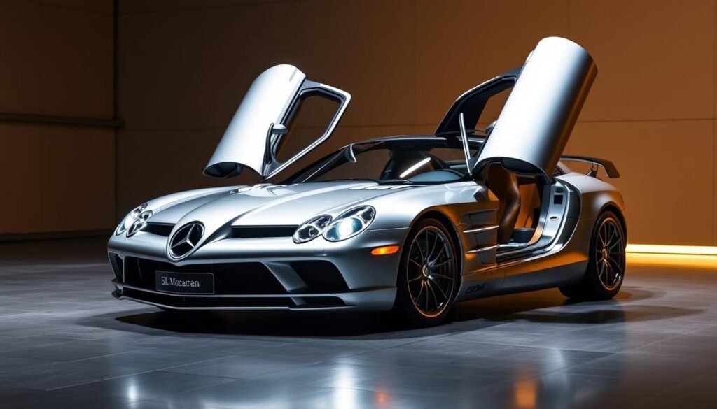 Mercedes-Benz SLR McLaren yukarı açılan kapı